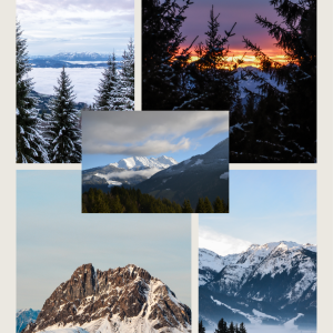 "In den Bergen" - Fotografie Set