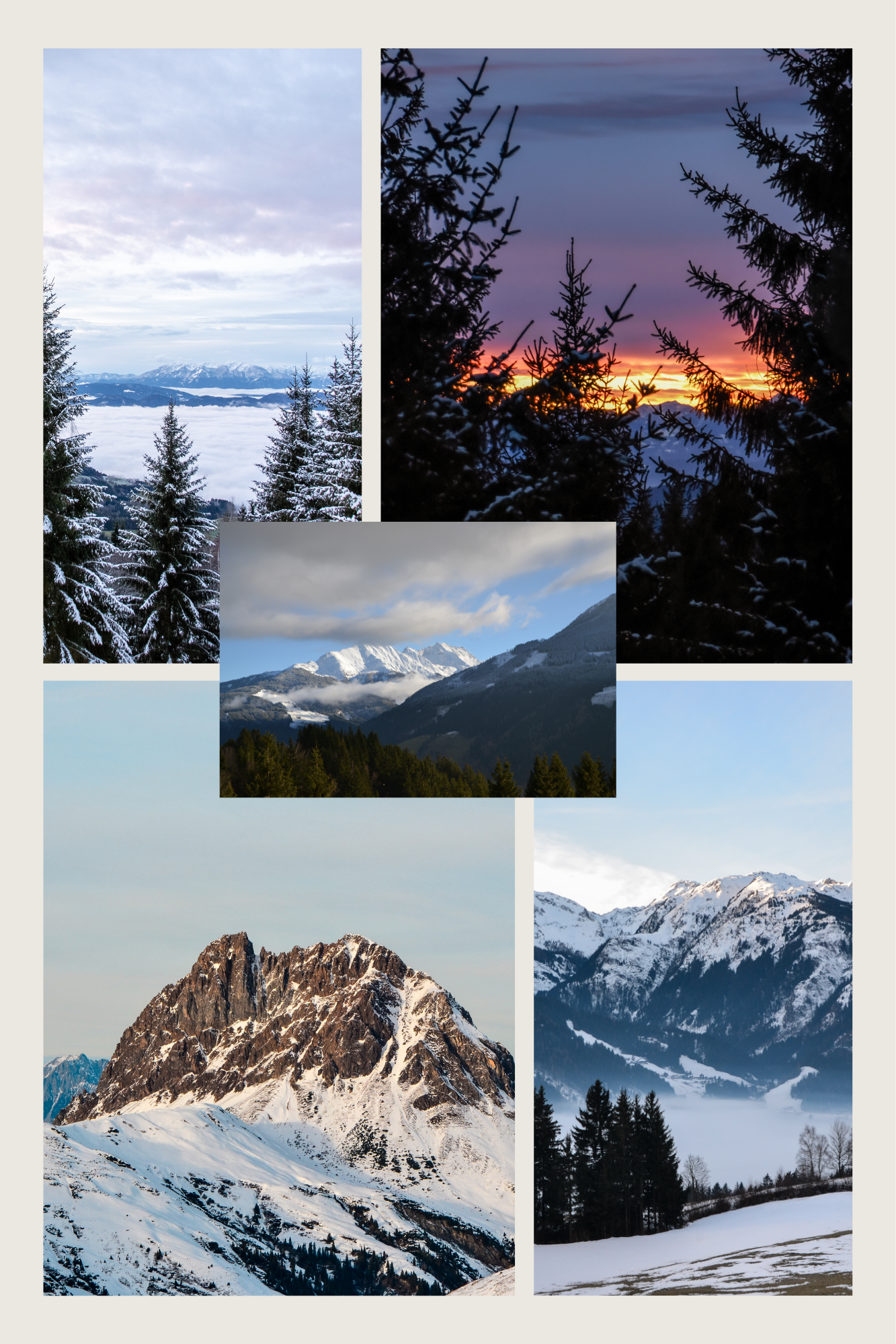 "In den Bergen" - Fotografie Set