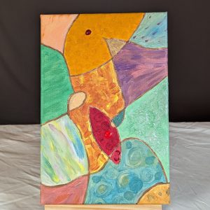 "Patchwork" - Kleines Gemälde