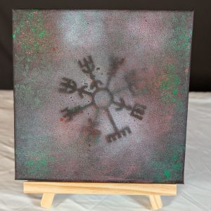 "Vegvisir" - Kleines Gemälde