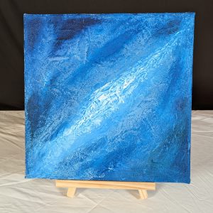 "Atem der Tiefe" - Kleines Gemälde