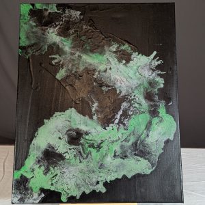 "Cosmic Drift" - Mittelgroßes Gemälde