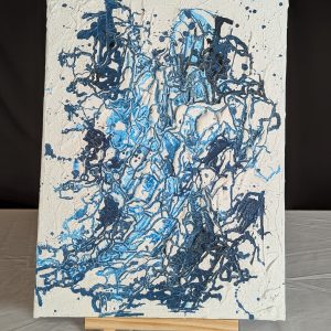 "Fjorde" - Kleines Gemälde