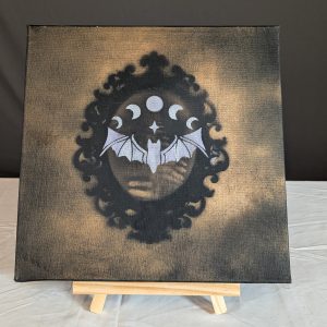 "Bat" - Kleines Gemälde