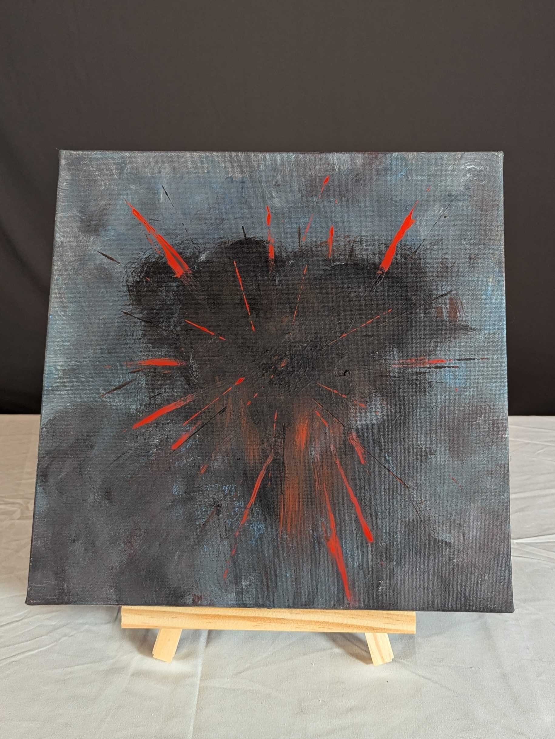 "Zerreißpunkt" - Kleines Gemälde