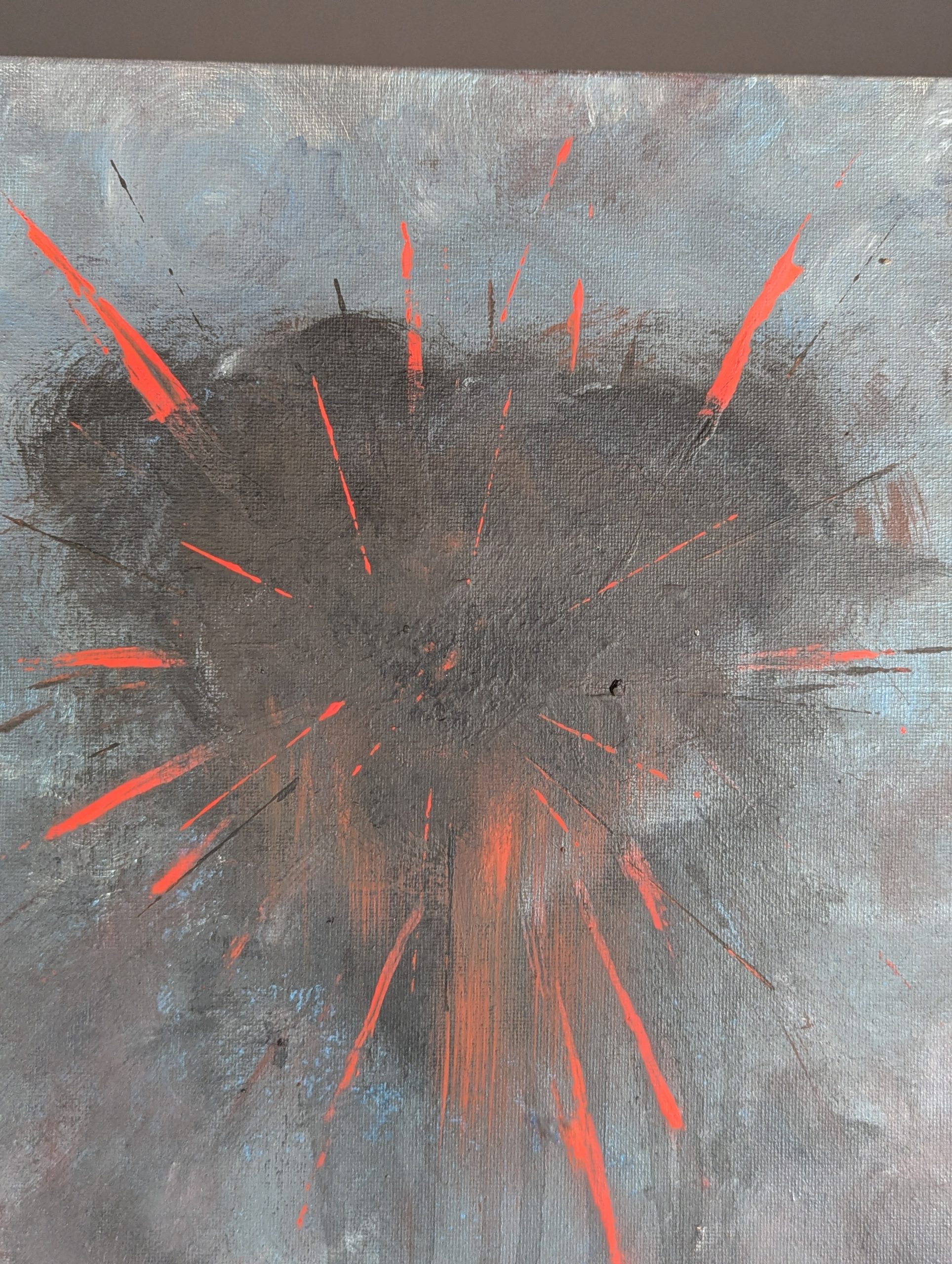 "Zerreißpunkt" - Kleines Gemälde – Bild 2