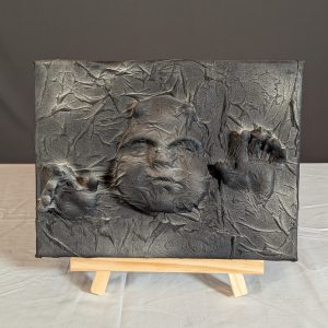 "Demon Baby" - Kleines Gemälde