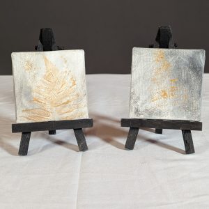 "Gold Leaf" - Mini Gemälde Set