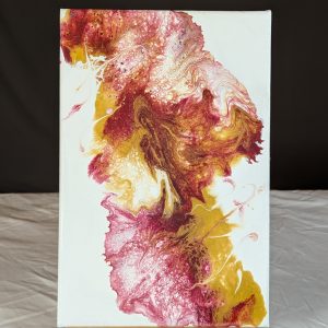 "Emberflow" - Kleines Gemälde