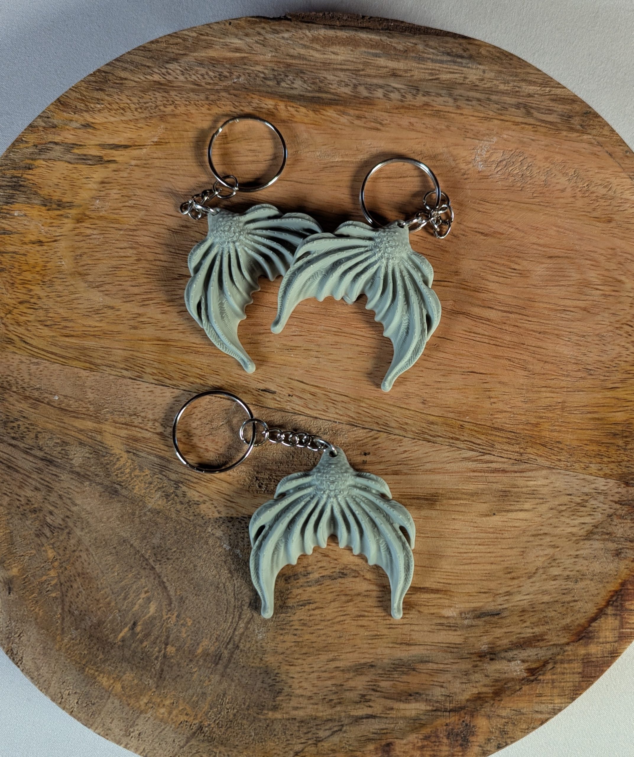 Schlüsselanhänger Meerjungfrauenflosse - grün