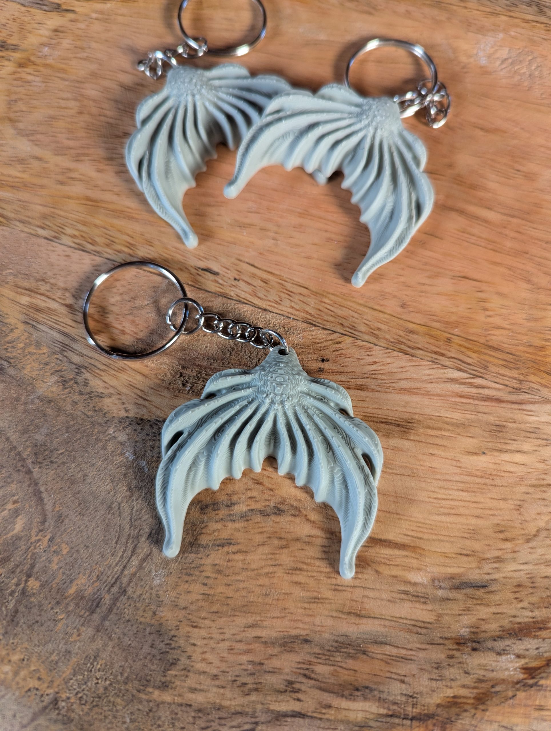 Schlüsselanhänger Meerjungfrauenflosse - grün – Bild 2