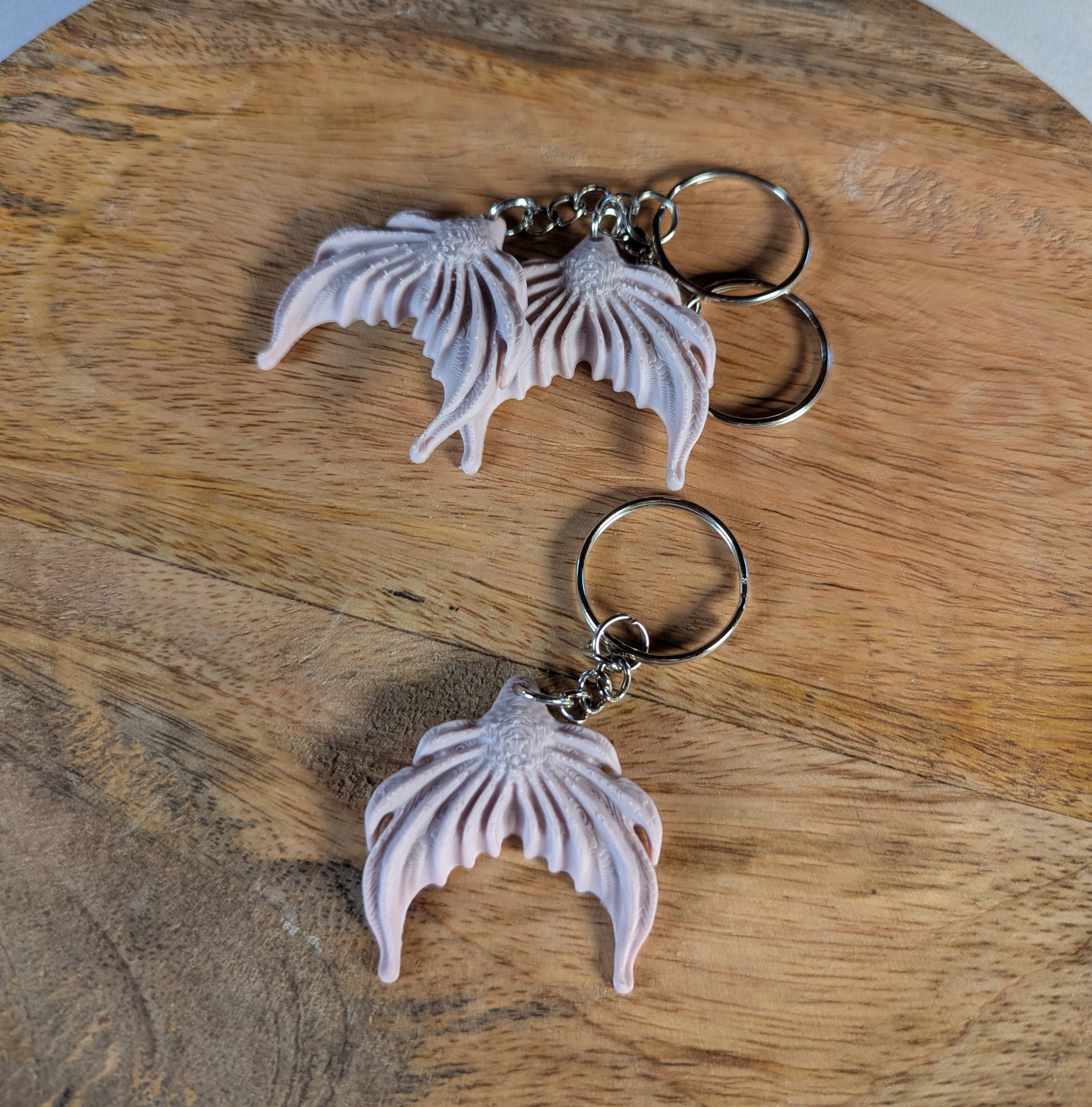 Schlüsselanhänger Meerjungfrauenflosse - rosa