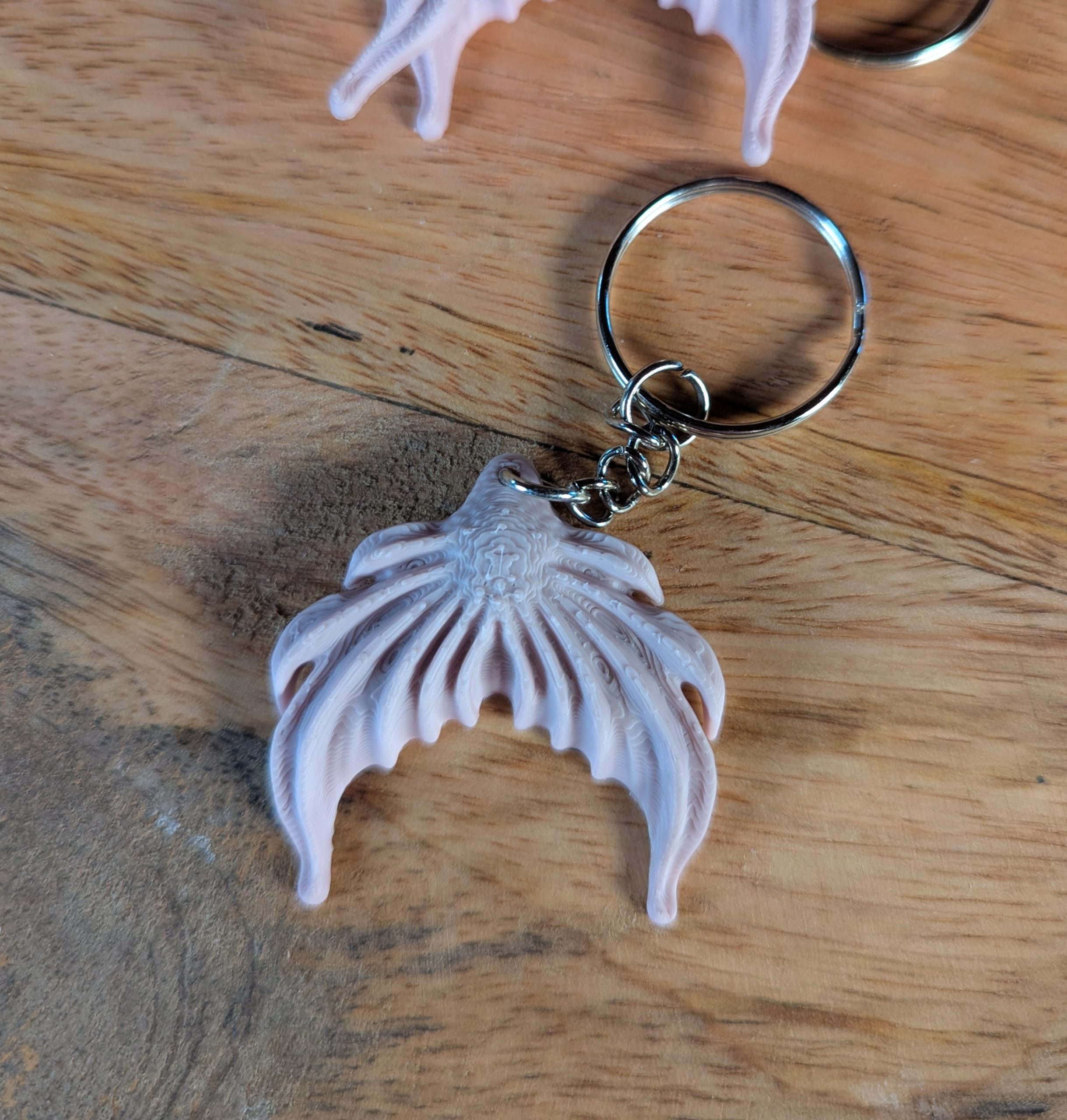 Schlüsselanhänger Meerjungfrauenflosse - rosa – Bild 2