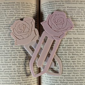 Lesezeichen Rose