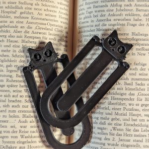 Lesezeichen Peeking Cat