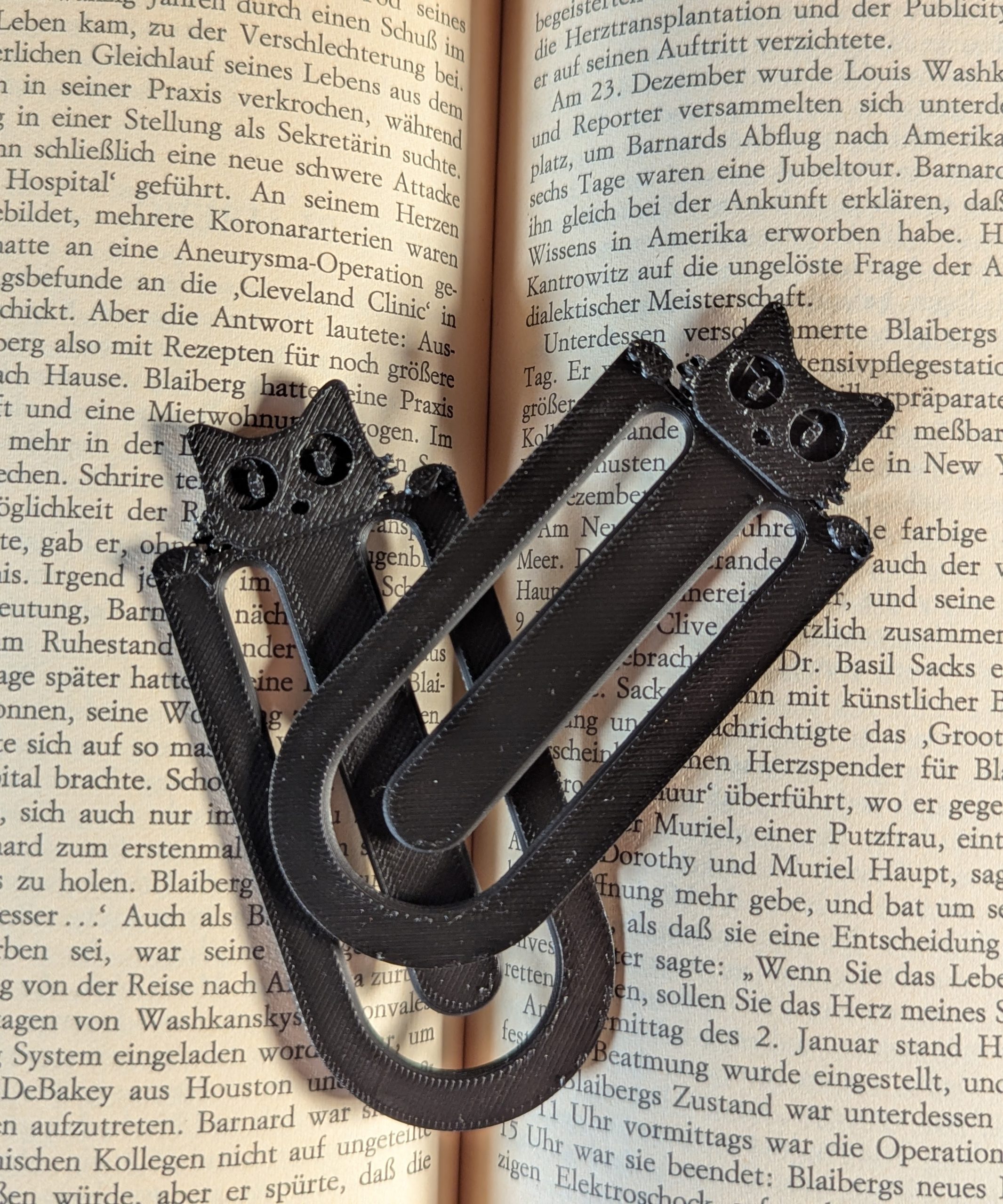 Lesezeichen Peeking Cat