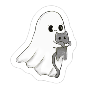 Sticker - Nebu mit Katze